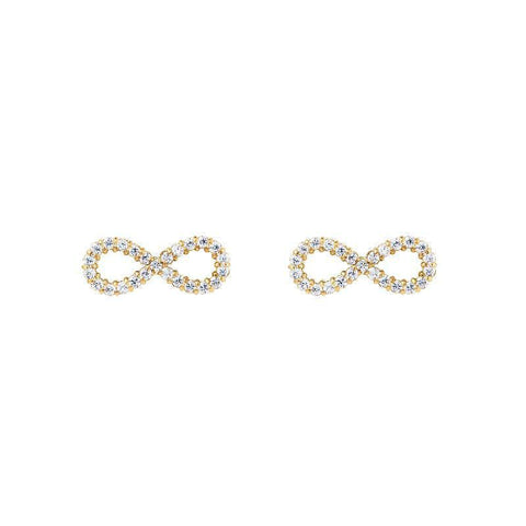 The Watch Boutique Daniel Wellington Mirelle Infinity Gold Earrings