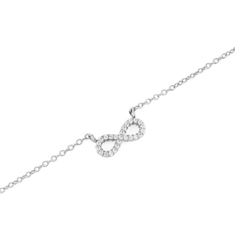 The Watch Boutique Daniel Wellington Mirelle Infinity Silver Necklace