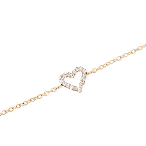 The Watch Boutique Daniel Wellington Mirelle Rose Gold Heart Bracelet