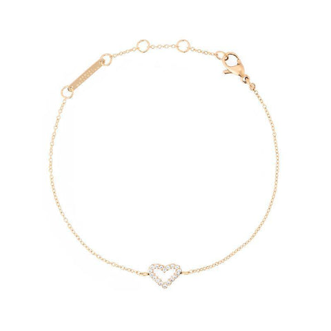 The Watch Boutique Daniel Wellington Mirelle Rose Gold Heart Bracelet
