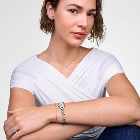 The Watch Boutique Daniel Wellington Mirelle Silver Heart Bracelet
