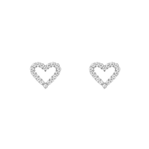Daniel Wellington Mirelle Silver Heart Earrings
