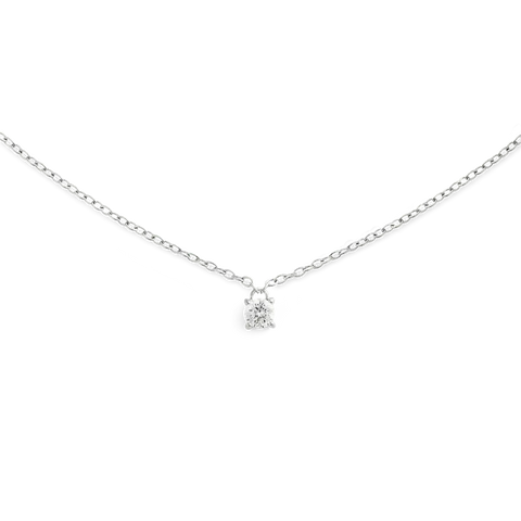 Daniel Wellington Mirelle Solitaire Silver Necklace