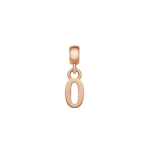 The Watch Boutique Daniel Wellington Number 0 Charm Rose Gold