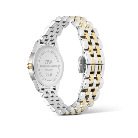 The Watch Boutique Daniel Wellington Ophelia Mini Beans Link Emerald Two Tone Women's Watch