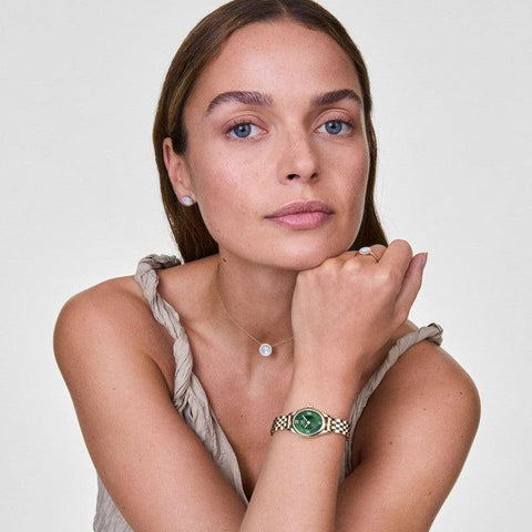 The Watch Boutique Daniel Wellington Ophelia Mini Emerald Gold