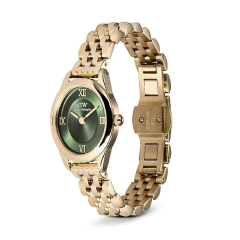 The Watch Boutique Daniel Wellington Ophelia Mini Emerald Gold