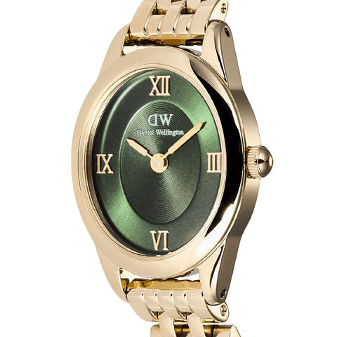 The Watch Boutique Daniel Wellington Ophelia Mini Emerald Gold