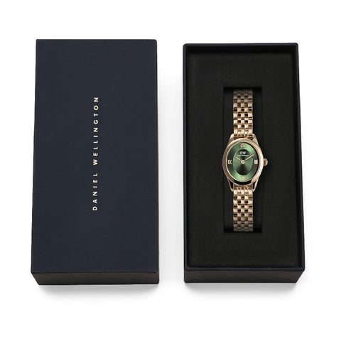 The Watch Boutique Daniel Wellington Ophelia Mini Emerald Gold