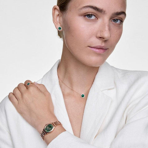 The Watch Boutique Daniel Wellington Ophelia Mini Emerald Rose Gold