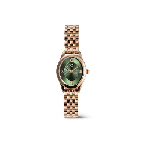 The Watch Boutique Daniel Wellington Ophelia Mini Emerald Rose Gold