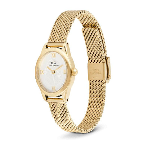 The Watch Boutique Daniel Wellington Ophelia Mini Mesh White Gold Women's Watch