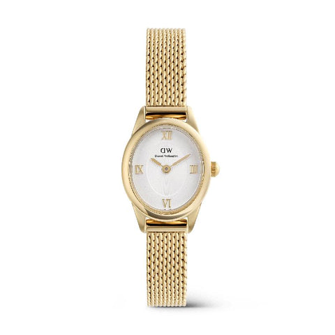 The Watch Boutique Daniel Wellington Ophelia Mini Mesh White Gold Women's Watch