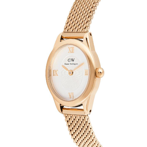 The Watch Boutique Daniel Wellington Ophelia Mini Mesh White Rose Gold Women's Watch