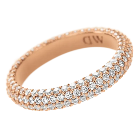 The Watch Boutique Daniel Wellington Pave Crystal Ring Rose Gold