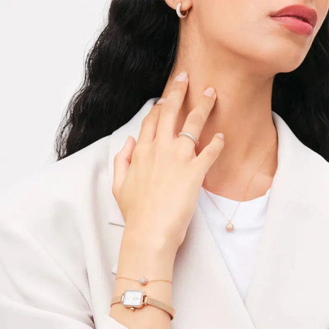 The Watch Boutique Daniel Wellington Pave Crystal Ring Rose Gold
