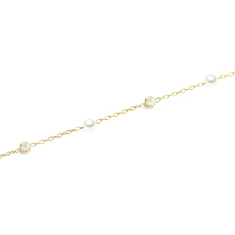 Daniel Wellington Pearl Gold Bracelet
