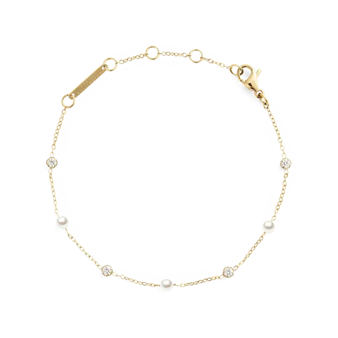 Daniel Wellington Pearl Gold Bracelet