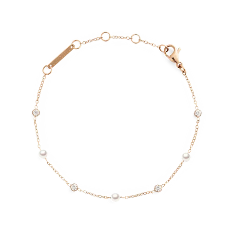 The Watch Boutique Daniel Wellington Pearl Rose Gold Bracelet