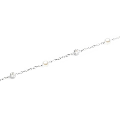The Watch Boutique Daniel Wellington Pearl Silver Bracelet