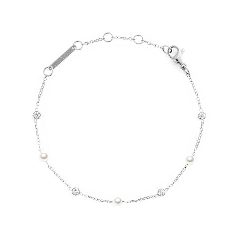 The Watch Boutique Daniel Wellington Pearl Silver Bracelet