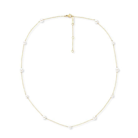 The Watch Boutique Daniel Wellington Pearl Step Women's Gold Necklace