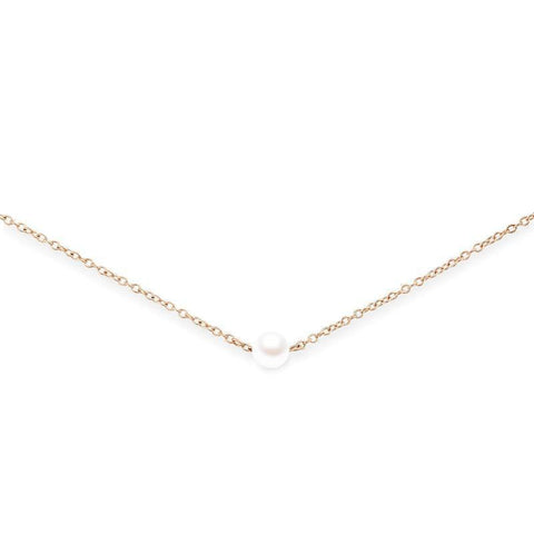 Daniel Wellington Pearl Step Women's Rose Gold Necklace