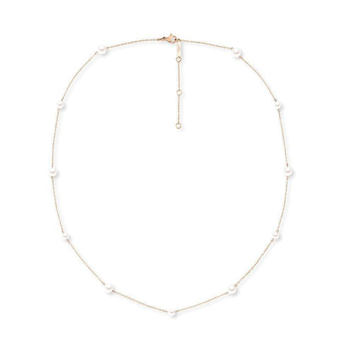 Daniel Wellington Pearl Step Women's Rose Gold Necklace