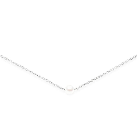 The Watch Boutique Daniel Wellington Pearl Step Women's Silver Necklace