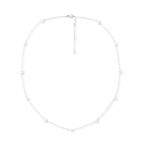 The Watch Boutique Daniel Wellington Pearl Step Women's Silver Necklace