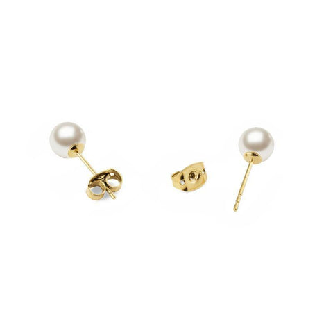 The Watch Boutique Daniel Wellington Pearl Stud Earring Gold