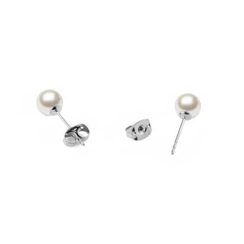 The Watch Boutique Daniel Wellington Pearl Stud Earring Silver