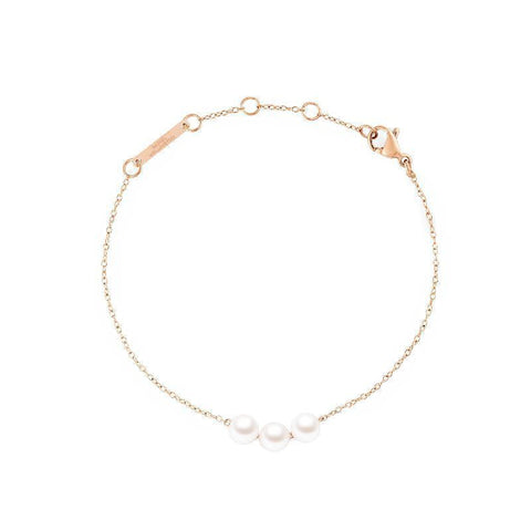 The Watch Boutique Daniel Wellington Pearl Trio Women's Bracelet Rose Gold