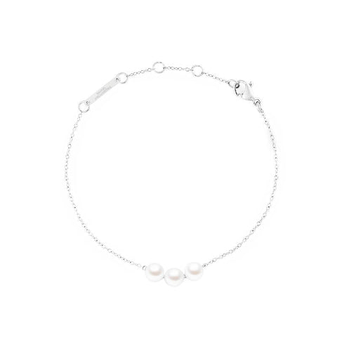 The Watch Boutique Daniel Wellington Pearl Trio Women's Bracelet Silver