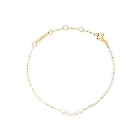 The Watch Boutique Daniel Wellington Pearl Trio Women's Bracelet Gold