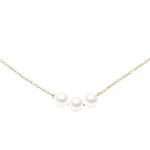 The Watch Boutique Daniel Wellington Pearl Trio Women's Necklace