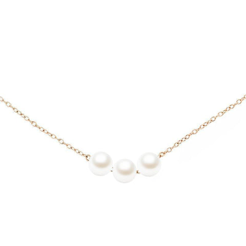 The Watch Boutique Daniel Wellington Pearl Trio Women's Necklace