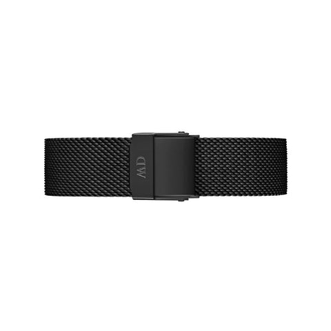 The Watch Boutique Daniel Wellington Petite Ashfield Black Mesh Watch Strap