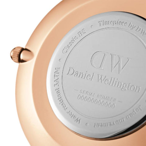 The Watch Boutique Daniel Wellington Petite Ashfield Rose Gold Watch 36mm