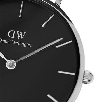 The Watch Boutique Daniel Wellington Petite Ashfield Silver Black Watch 32mm