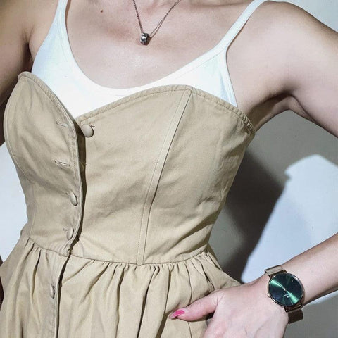 The Watch Boutique Daniel Wellington Petite Emerald Rose Gold Watch