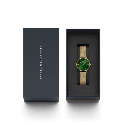 The Watch Boutique Daniel Wellington Petite Emerald Rose Gold Watch