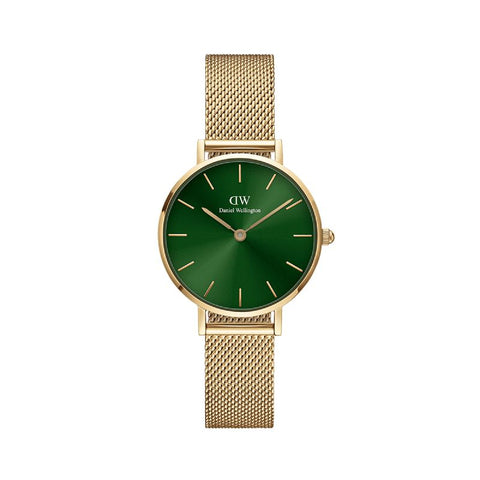 The Watch Boutique Daniel Wellington Petite Emerald Rose Gold Watch