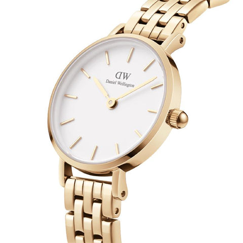 The Watch Boutique Daniel Wellington Petite Lumine 5-Link Ever Gold 28mm Watch