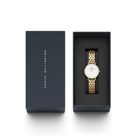 The Watch Boutique Daniel Wellington Petite Lumine 5-Link Ever Gold 28mm Watch