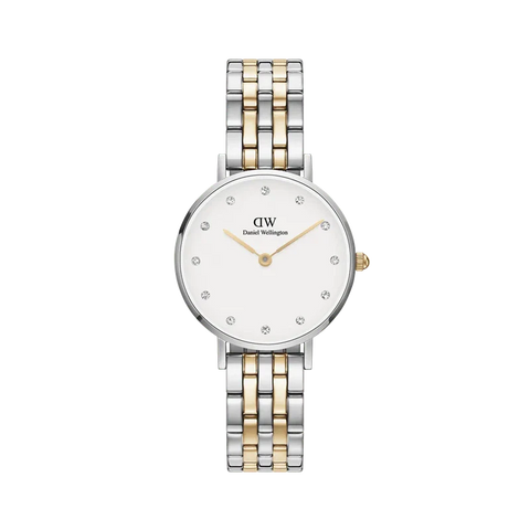 The Watch Boutique Daniel Wellington Petite Lumine 5-link two-tone Watch 28mm