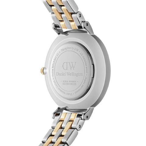 The Watch Boutique Daniel Wellington Petite Lumine Bezel 5-Link Two-Tone MOP 28mm