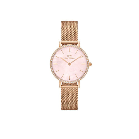 The Watch Boutique Daniel Wellington Petite Lumine Bezel Melrose Pink MOP 28mm