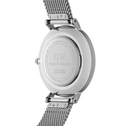 The Watch Boutique Daniel Wellington Petite Lumine Bezel Sterling Black MOP 28mm