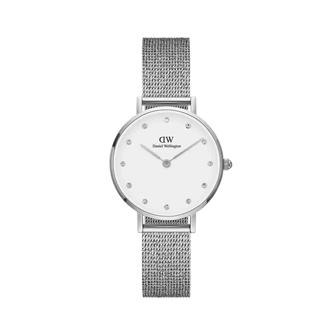 The Watch Boutique Daniel Wellington Petite Lumine Pressed Sterling Silver Watch 28mm